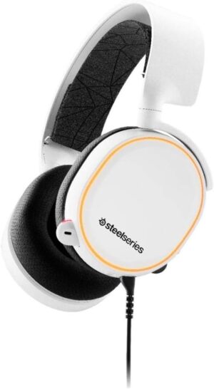SteelSeries SteelSeries Arctis 5 - RGB Illuminated Gaming Headset With DTS Headphone: X v2.0 Surround - For PC And PS5/PS4 - White