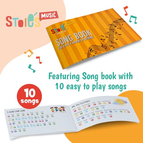 Stoie's Rainbow Color C-Key Kids Xylophone - Image 4