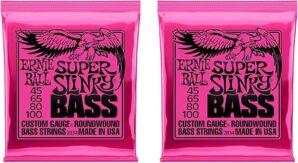 Ernie Ball Super Slinky Bass Strings P02834 2-Pack