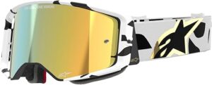 Alpinestars Supertech Off Road Race Goggles (White/Gold)