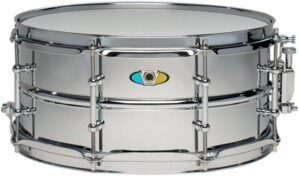 Ludwig Supralite Steel Snare Drum 13 x 6