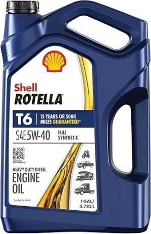 Shell Rotella T6 Full Synthetic 5W-40 Diesel Oil