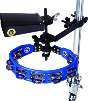 Latin Percussion Tambourine And Cowbell With Mount Kit