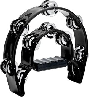 Musfunny Tambourine Double Row Metal Jingles