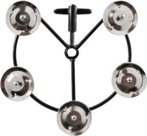 Tycoon Percussion Tambourine With Steel Jingles TBHHT-S