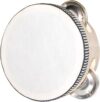 YAYUZEST Tambourine With Wooden Frame, 4 Inch