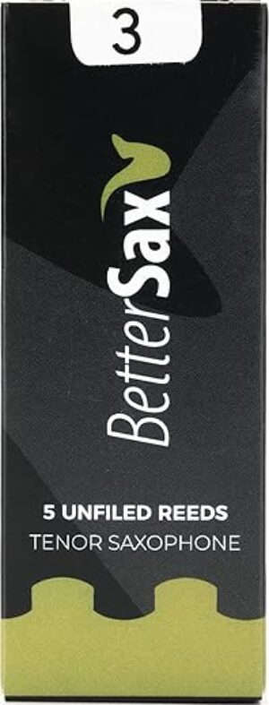 BetterSax Tenor Saxophone Jazz Reeds (Strength 3.0)