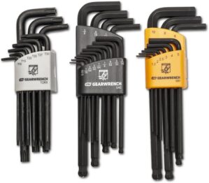 GEARWRENCH Torx Long Arm Hex Key Set - 83522