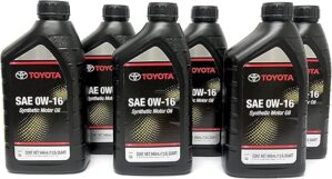Toyota Toyota 0W16 Synthetic Oil 1qt 00279-16QTE