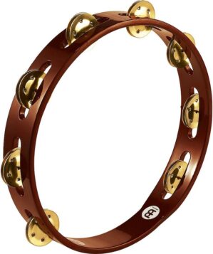 Meinl Percussion Traditional Wood Tambourine With Brass Jingles (TA1B-AB)