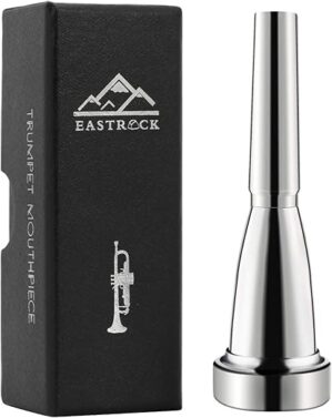 EASTROCK Trumpet Mouthpiece 3C Silver Plated