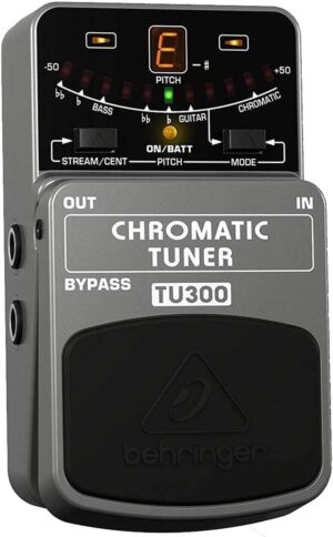 Behringer TU300 Chromatic Guitar/Bass Tuner, Grey