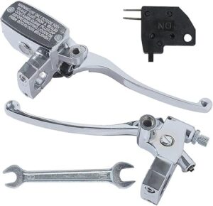 Stylemafia Universal Motorcycle Brake Clutch Lever (Silver)