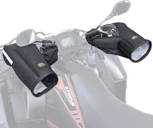 KEMIMOTO Upgraded ATV Windproof Handlebar Gauntlets