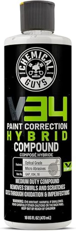 Chemical Guys V34 Optical Grade Hybrid Compound (16 oz)