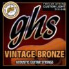 GHS Strings VN-12CL Vintage Bronze Acoustic Guitar Strings