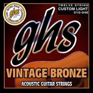 GHS Strings VN-12CL Vintage Bronze Acoustic Guitar Strings
