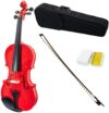 Sky VN202 Solidwood Red Violin With Bow