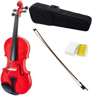 Sky VN202 Solidwood Red Violin With Bow