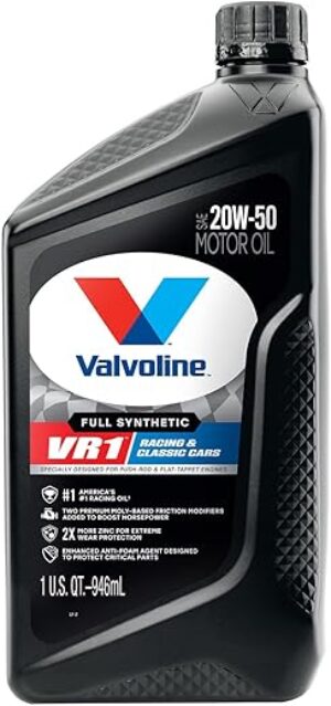 Valvoline VR1 Racing Synthetic SAE 20W-50 Oil