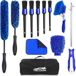 NIKCOSMK Wheel Brush Kit For Car Cleaning