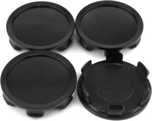 steel.frame.motor Wheel Center Caps Black For OZ Racing Wheels