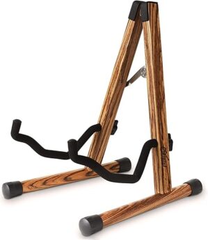 SNIGJAT Wood Guitar Stand With Padded Foam