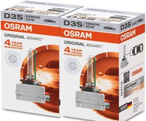OSRAM Xenarc 35W D3S HID Xenon Bulb (2 Pack)