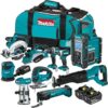 Makita XT1001SM 18V LXT® Cordless Woodworking Kit