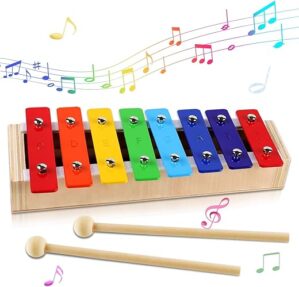 LOOIKOOS Xylophone For Kids With Mallets