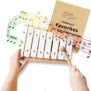 Montessori & Me Xylophone For Toddlers - Wooden Montessori Glockenspiel