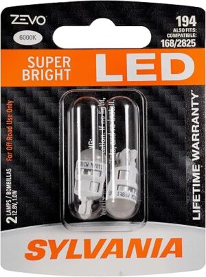 SYLVANIA Zevo 194 T10 W5W White LED Bulb