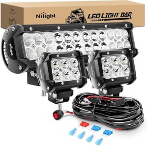 Nilight ZH016 12 Inch Spot Combo Bar