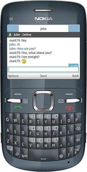 Nokia C3-00 Cell Phone With QWERTY