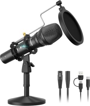 MAONO Dynamic Microphone Studio Mic Kit HD300T