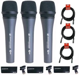 Sennheiser E 835 Dynamic Vocal Stage Microphone Bundle