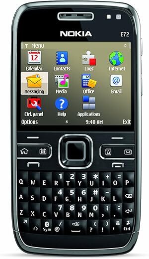 Nokia E72 Phone With GPS Voice Navigation (Zodium Black)