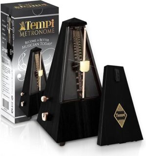Tempi Mechanical Metronome For Musicians, Molded Black