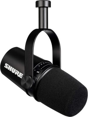 Shure MV7 USB Microphone For Podcasting