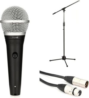 Shure PGA48 Cardioid Dynamic Microphone Bundle