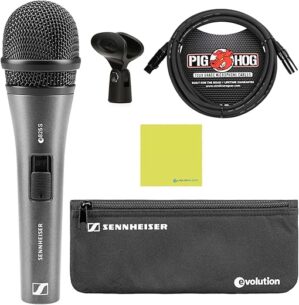 Liquid Audio Sennheiser E825-S Microphone Bundle With Cable