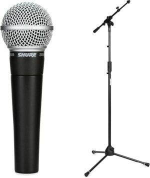 Shure SM58 Vocal Microphone Kit – Cardioid Dynamic Mic