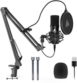 MAONO USB Microphone 192KHZ/24Bit Plug & Play (AU-A04)