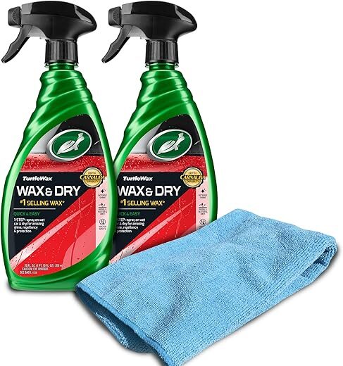 Turtle Wax 1-Step Wax & Dry 50834 Double Pack