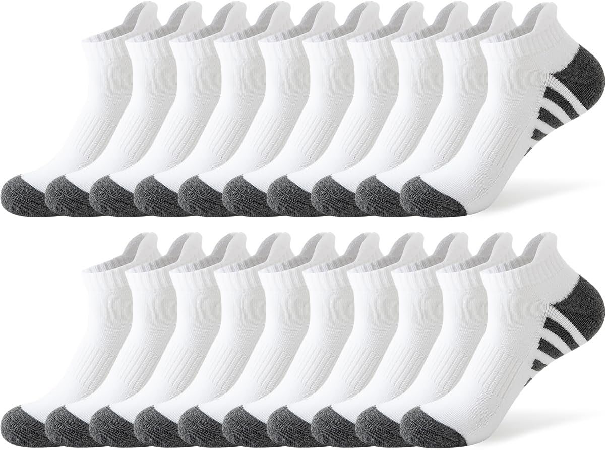 JOYNÉE 10 Pairs Men’s Athletic Running Socks