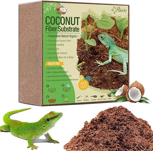 Riare 10LBS Natural Coconut Fiber Substrate