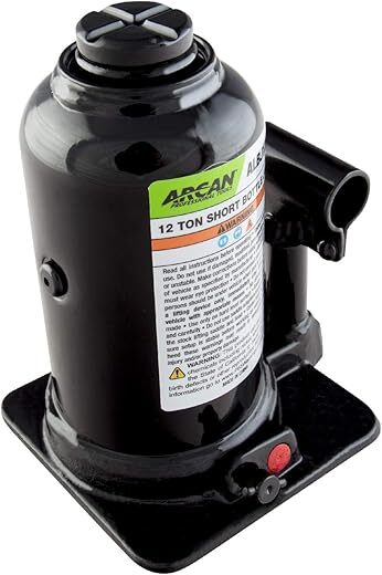 ARCAN 12-Ton Heavy Duty Bottle Jack (ALBJ12)
