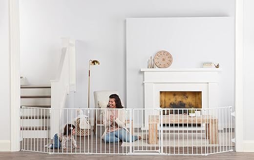 Regalo 144-Inch Adjustable Baby Gate Play Yard