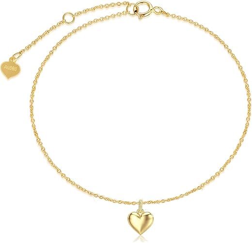 SISGEM Puff Heart Anklet