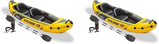 Intex 2-Person Inflatable Kayak Set w/ Accessories
